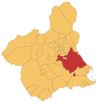 Localización de Murcia